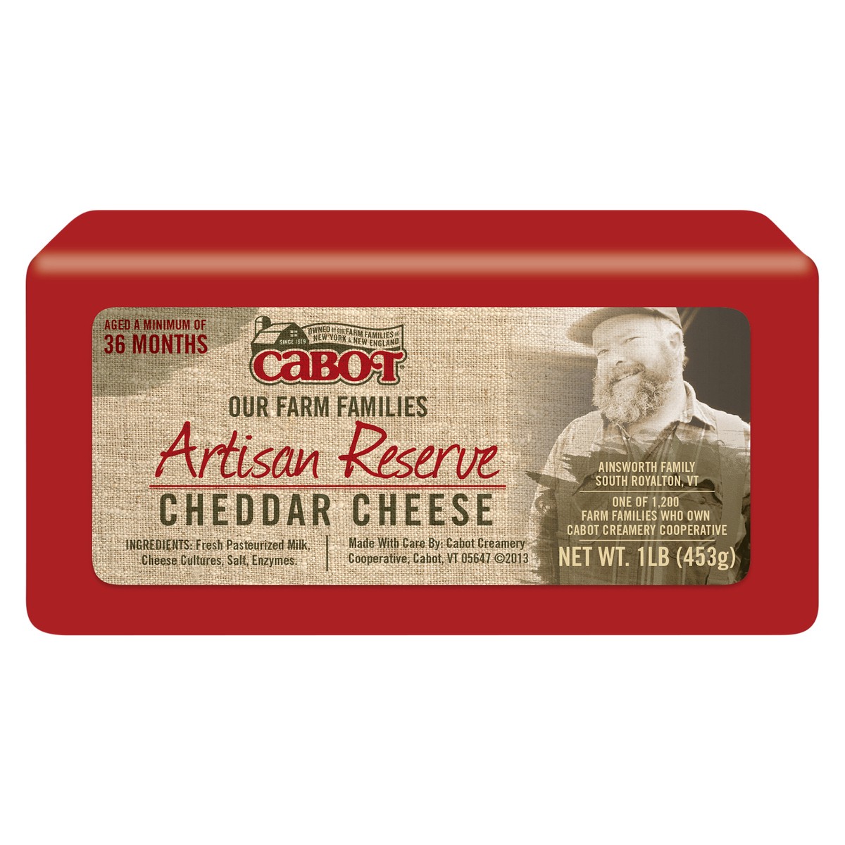 slide 1 of 6, Cabot Artisan Reserve Cheddar Cheese , 1 lb