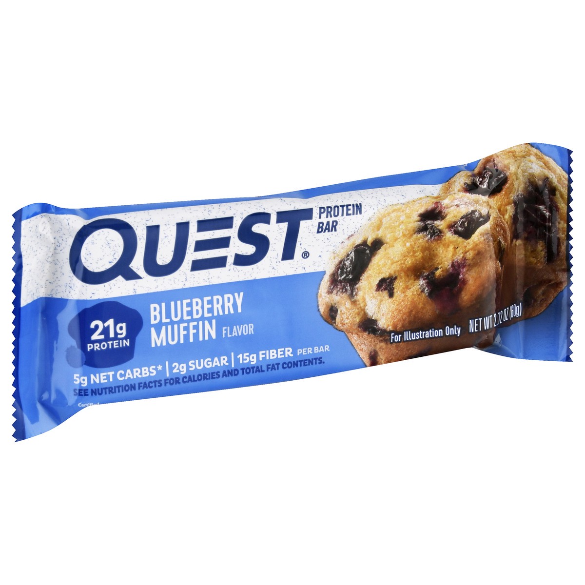 slide 2 of 9, Quest Bar Blueberry Muffin, 2.12 oz