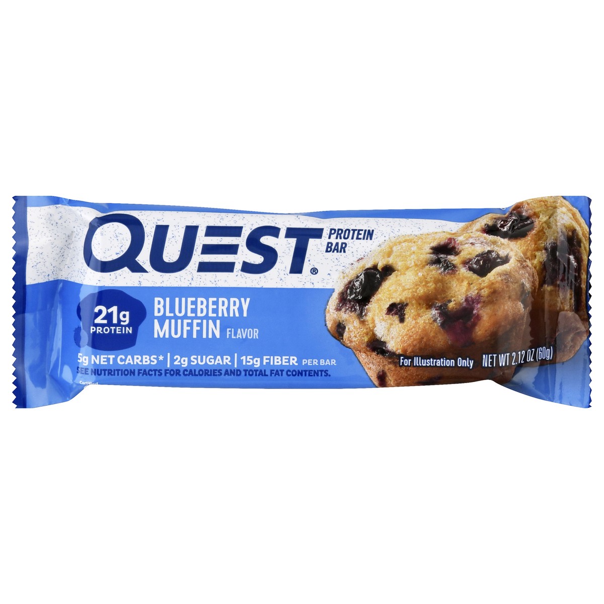 slide 1 of 9, Quest Bar Blueberry Muffin, 2.12 oz