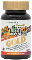 Nature's Plus Animal Parade Gold Childrens Chewable Multivitamin, Assorted Flavors