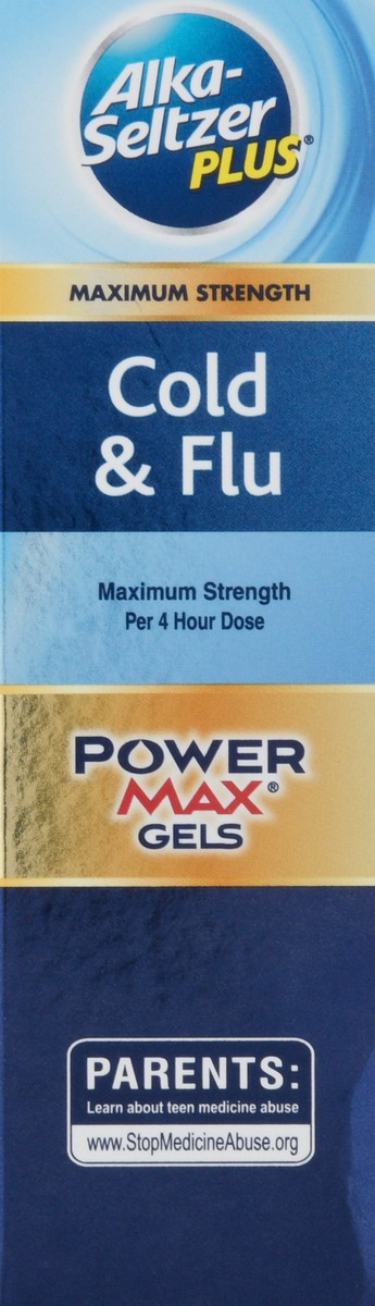 slide 7 of 9, Alka-Seltzer Plus Day & Night Non-Drowsy Cold & Flu Powermax Liquid Gels Concentrated Formula, 24 ct