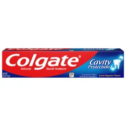 Colgate Cavity Protection Toothpaste with Fluoride, Great Regular Flavor - 4.0 Oz.