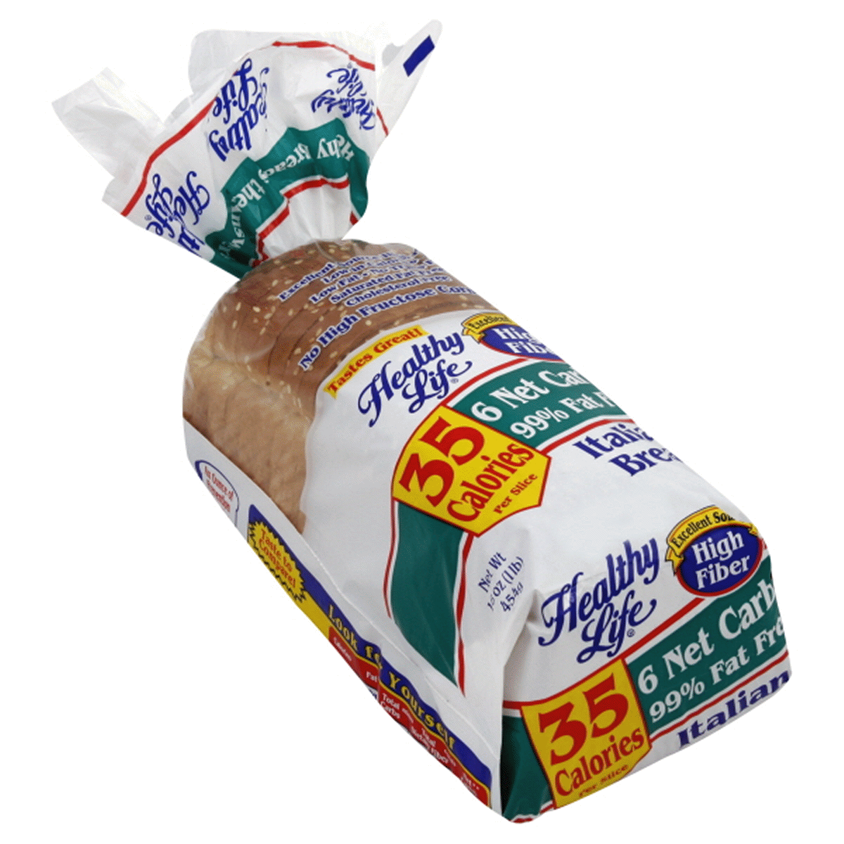 slide 1 of 8, Healthy Life Italian Bread, 16 oz