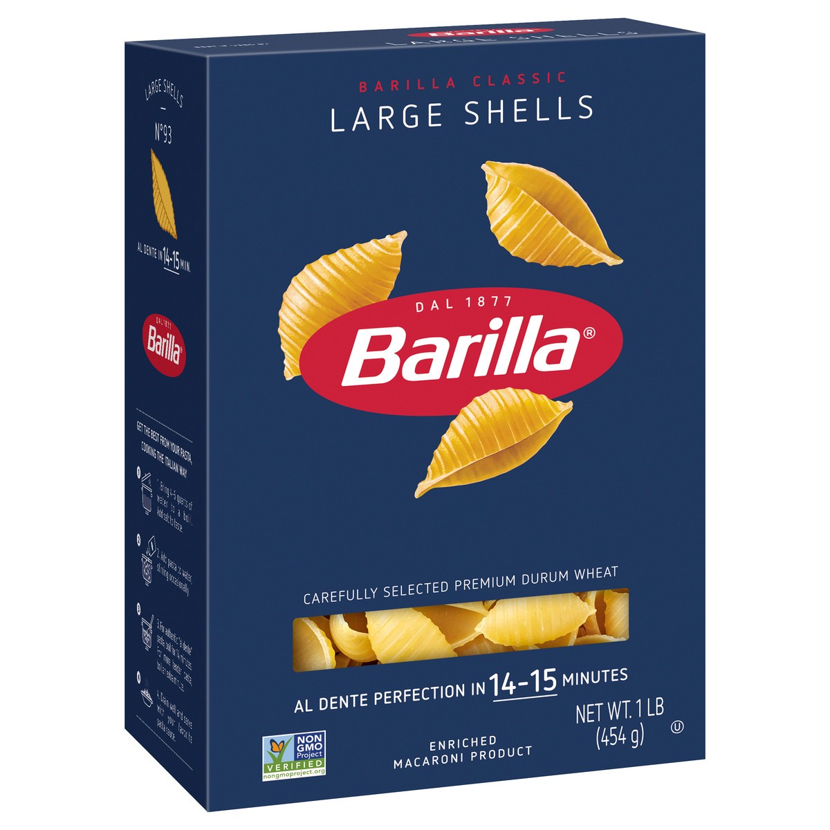 slide 9 of 9, Barilla Large Shell Pasta, 16 oz