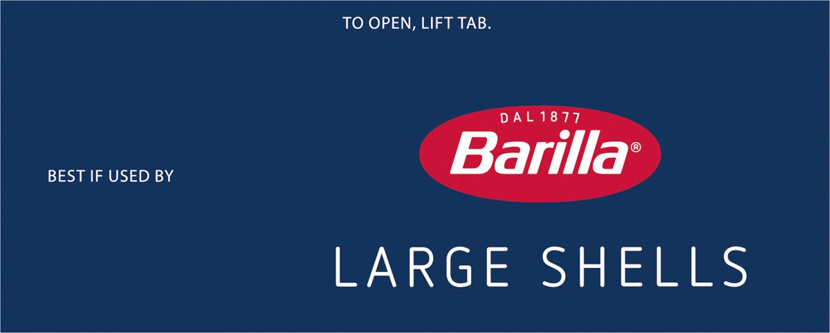 slide 4 of 9, Barilla Large Shell Pasta, 16 oz