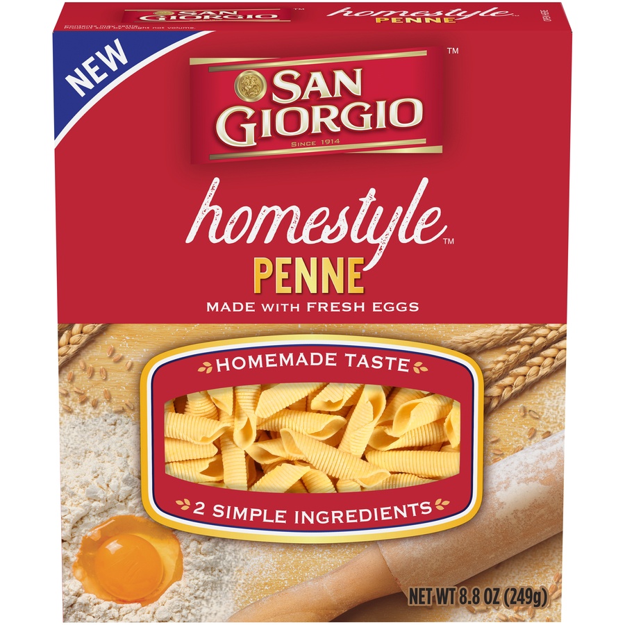 slide 1 of 8, San Giorgio Homestyle Penne Pasta, 8.8 oz