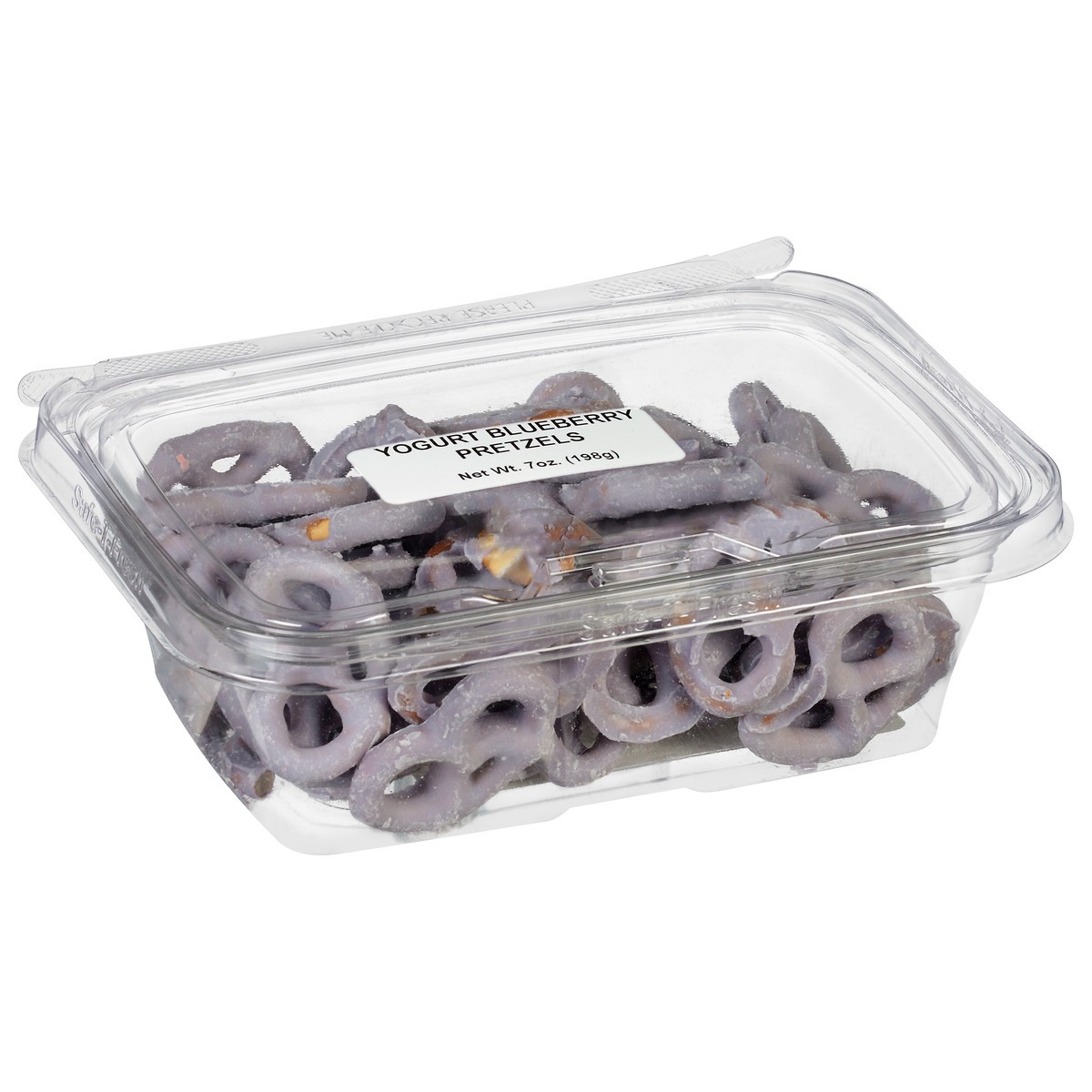 slide 1 of 9, JLM Manufacturing Yogurt Blueberry Pretzels 7 oz, 7 oz
