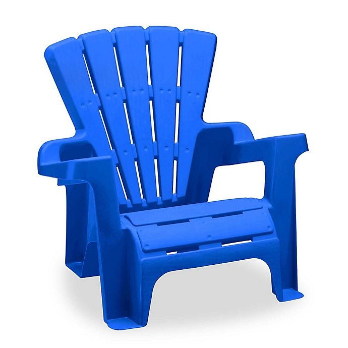 slide 1 of 3, American Plastic Toys Adirondack Chair - Blue, 1 ct