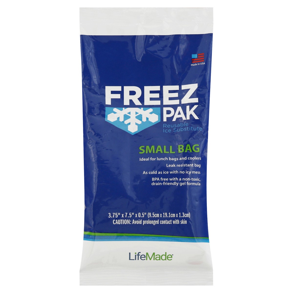 slide 1 of 4, Freez Pak Life Like Reusable 8Oz Foil Freeze Pak, 1 ct