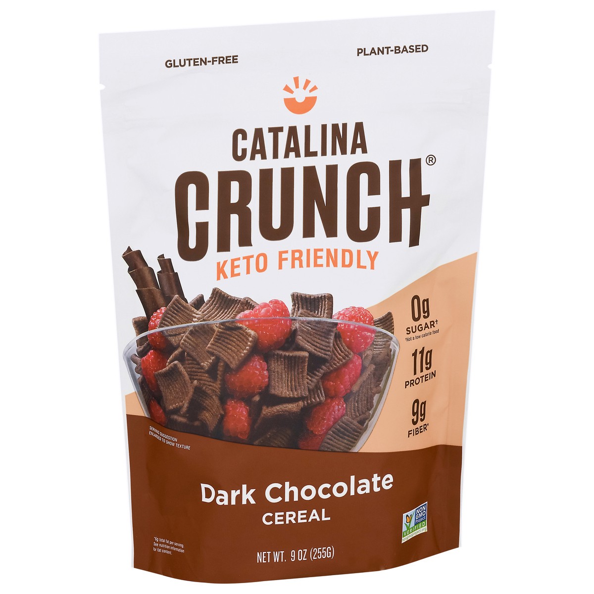 slide 8 of 9, Catalina Crunch Keto Friendly Dark Chocolate Cereal 9 oz, 9 oz