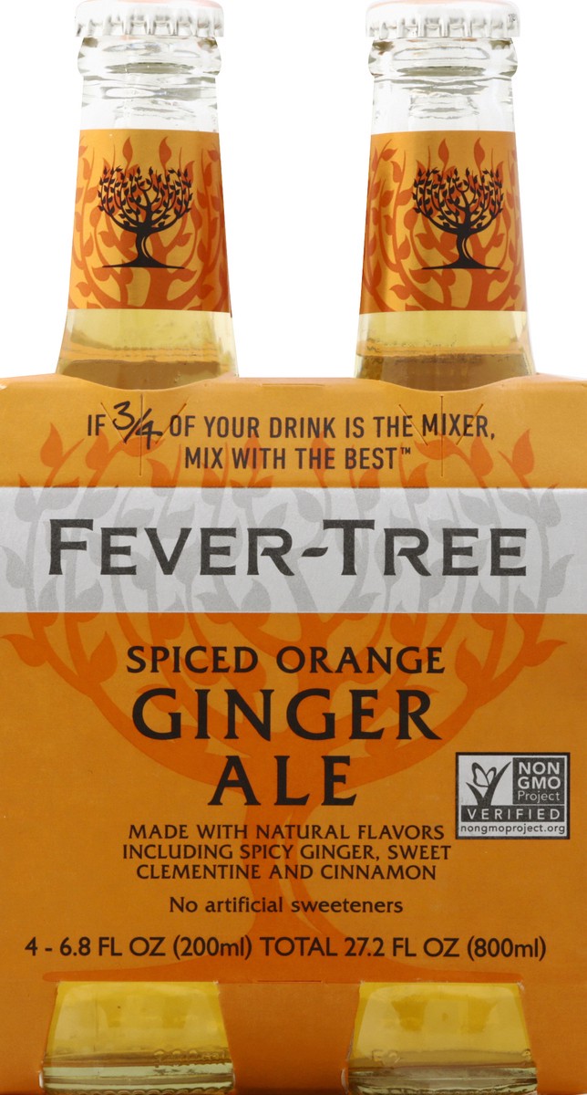 slide 8 of 10, Fever-Tree/Soda Ginger Ale Orng - 4 ct, 4 ct