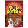 slide 18 of 19, Pup-Peroni With Real Sausage Maplewood Smoke Flavor Dog Treats, 5.6oz Bag, 5.6 oz