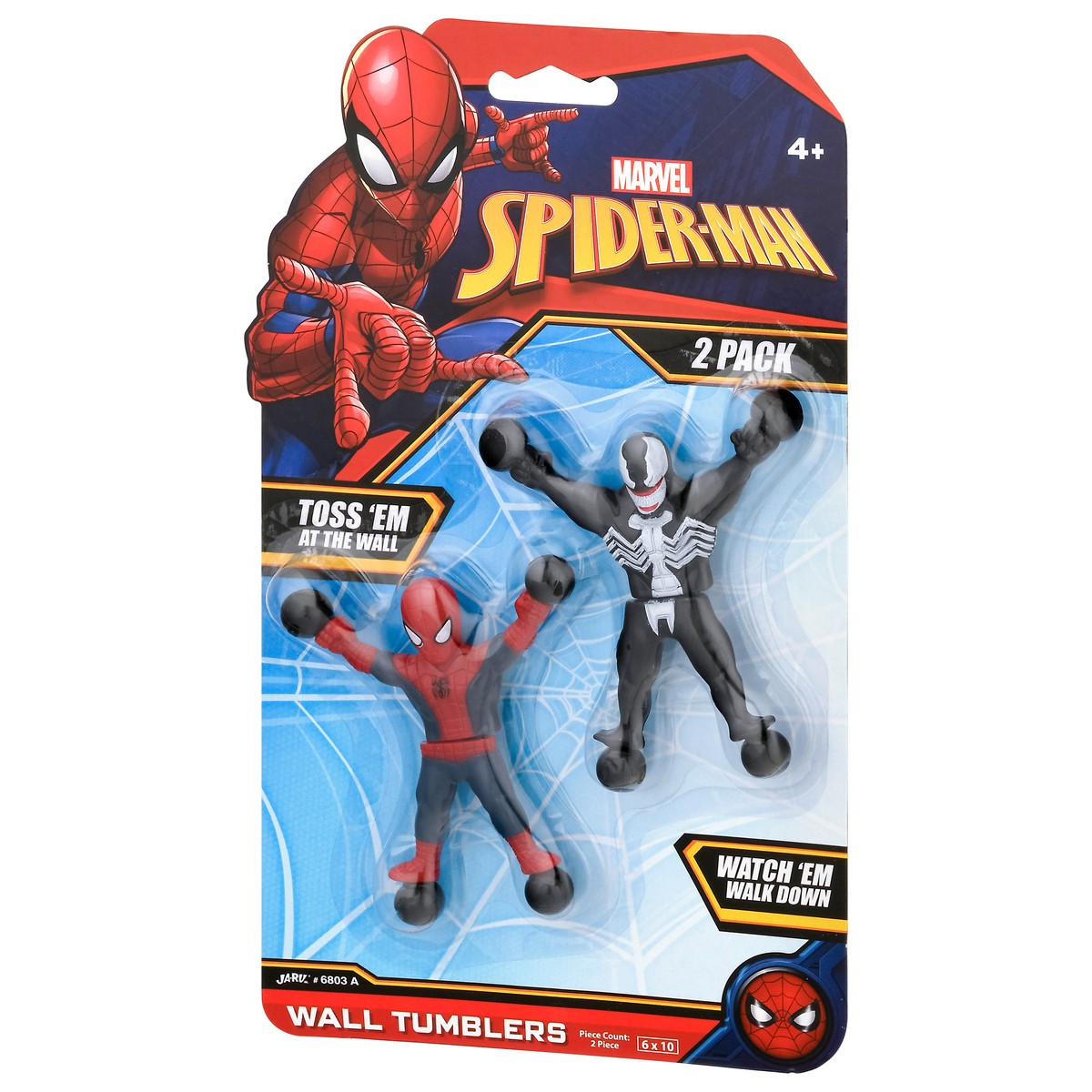 slide 3 of 9, Marvel Spider-Man Wall Tumblers 2 Pack, 2 ct