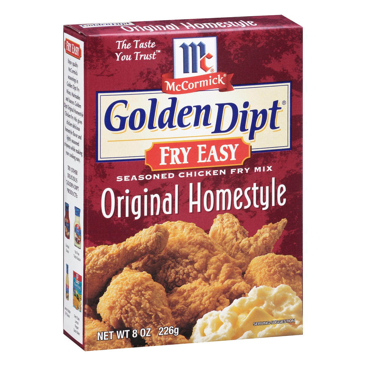 slide 4 of 10, McCormick Golden Dipt Original Homestyle Chicken, 8 oz, 8 oz