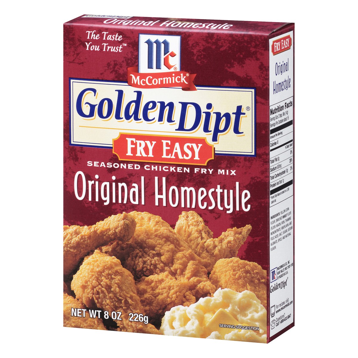 slide 7 of 10, McCormick Golden Dipt Original Homestyle Chicken, 8 oz, 8 oz