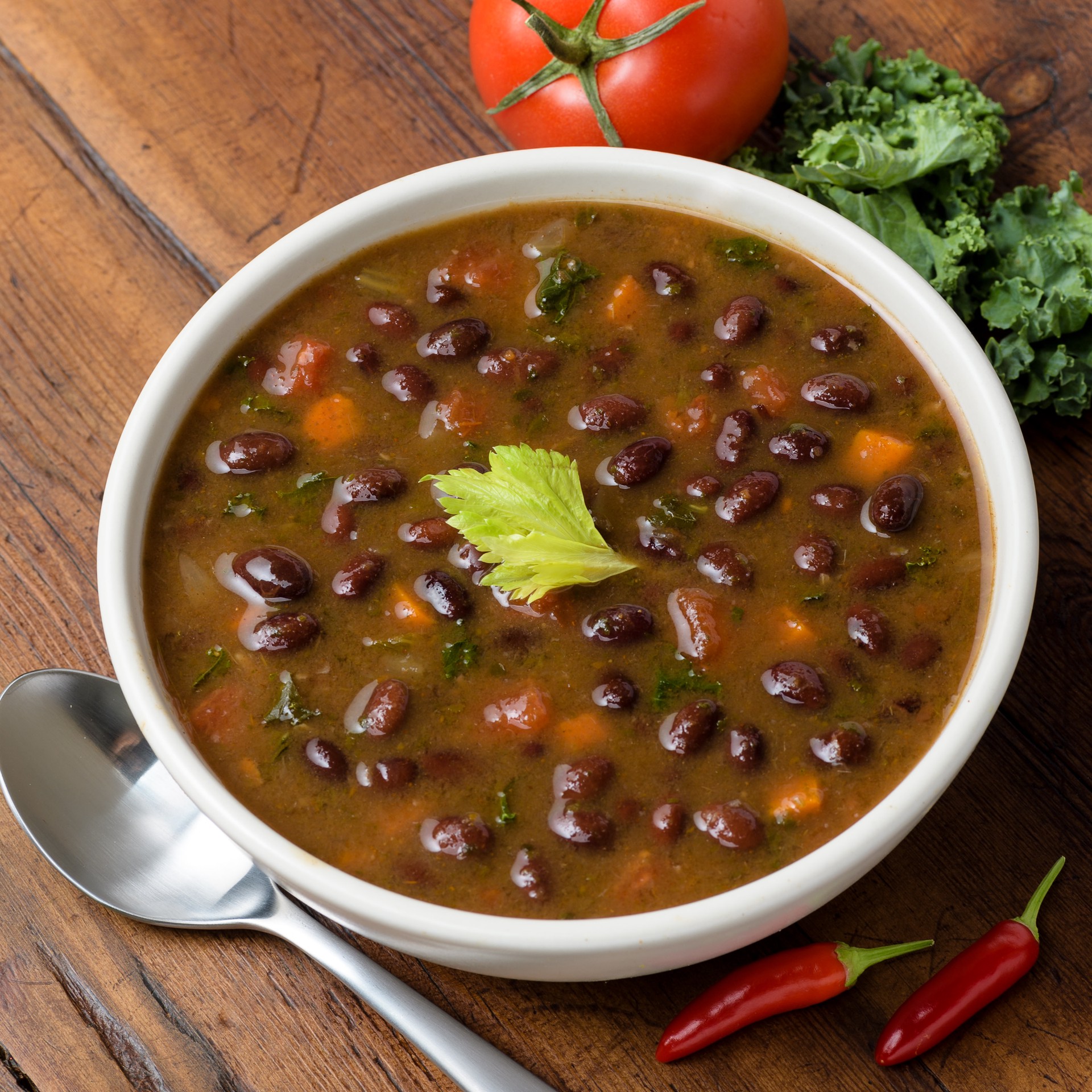 slide 6 of 8, Pacific Foods Organic Plant Based Spicy Black Bean and Vegetable Soup, 16.3 oz Can, 16.3 oz