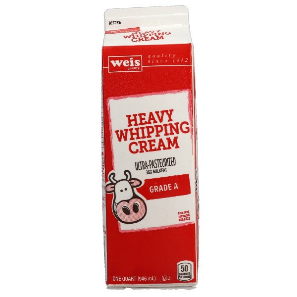 slide 1 of 1, Weis Quality Heavy Whipping Cream, 32 fl oz