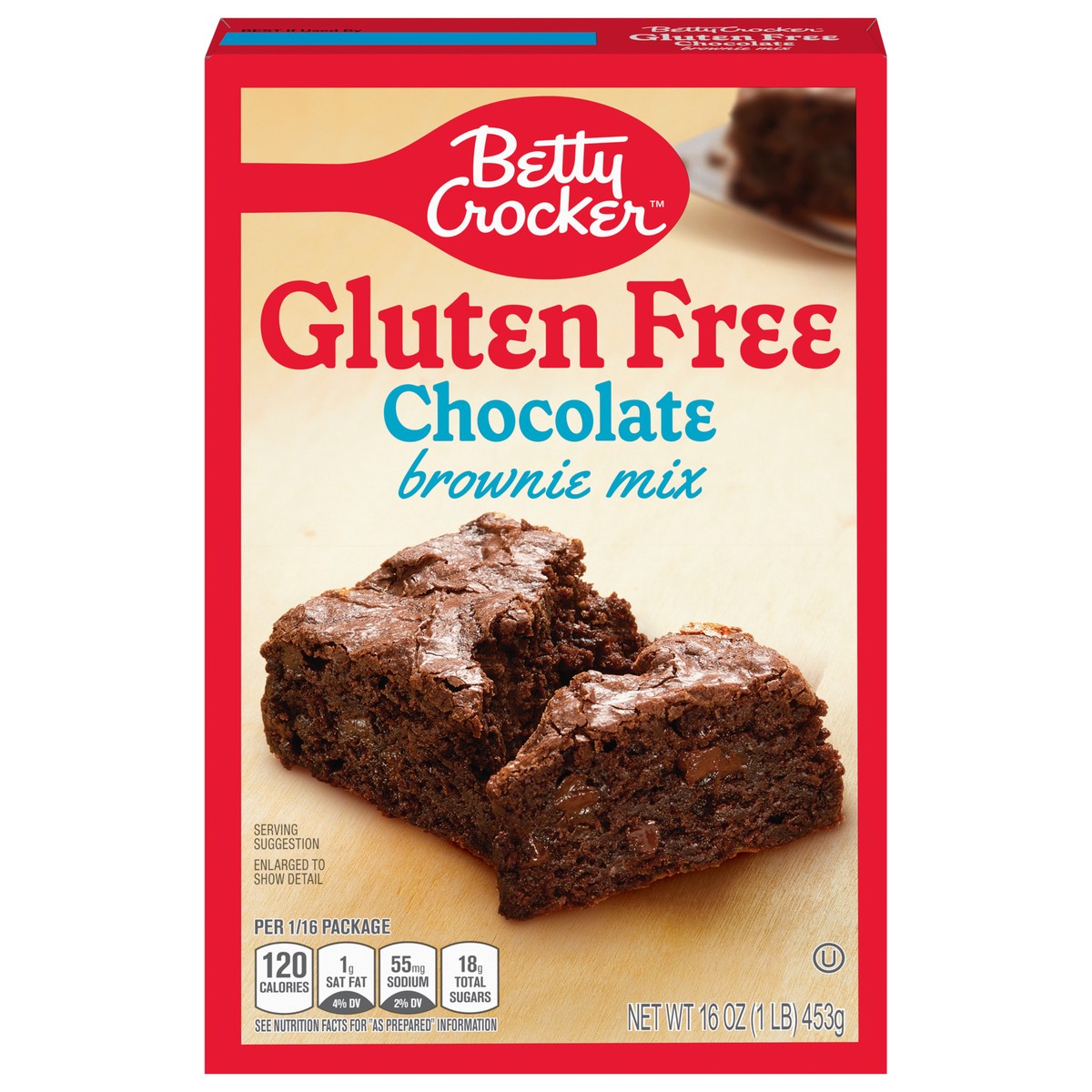 slide 1 of 9, Betty Crocker Gluten Free Chocolate Brownie Mix, 16 oz., 16 oz