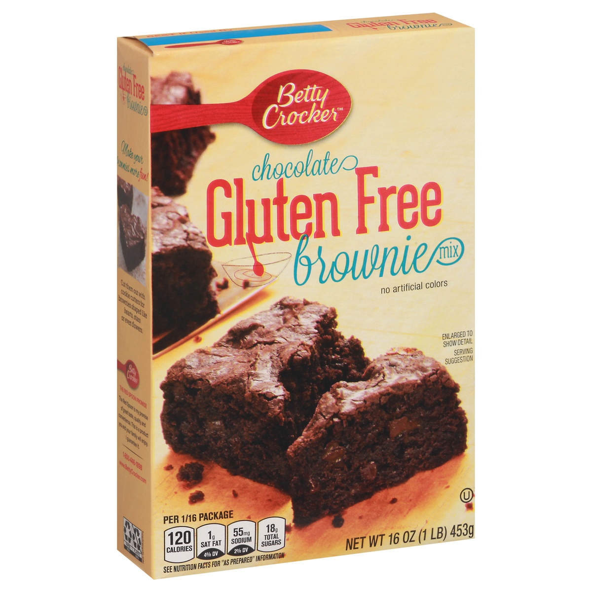 slide 10 of 10, Betty Crocker Gluten Free Chocolate Brownie Mix, 16 oz, 16 oz