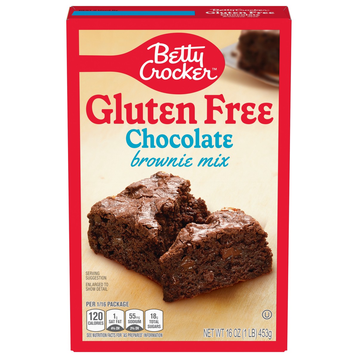 slide 1 of 9, Betty Crocker Gluten Free Chocolate Brownie Mix, 16 oz., 16 oz