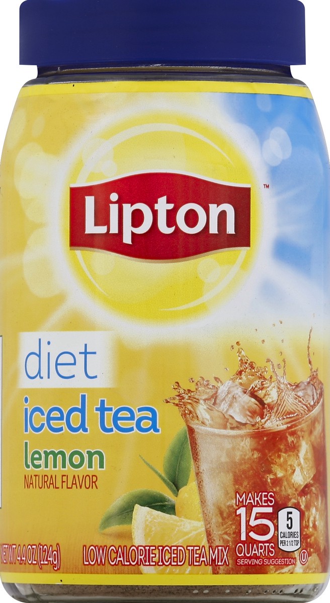 slide 6 of 6, Lipton Black Iced Tea Mix Diet Lemon- 15 qt, 15 qt