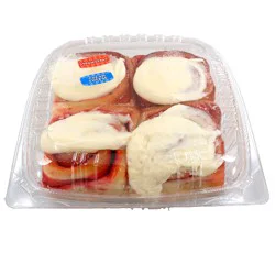 Rasp Filled Cinnamon Buns