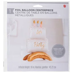 American Greetings Let's Party Foil Balloon Centerpiece