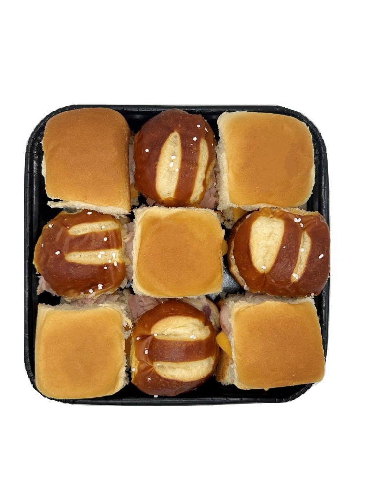 slide 1 of 1, Deli Kitchen Ham & Turkey Slider Tray, 18.92 oz