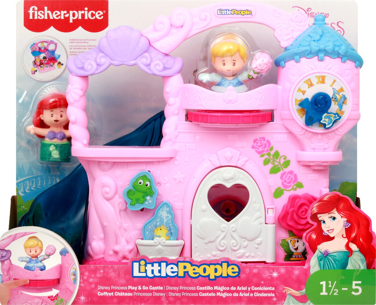 slide 2 of 9, Fisher-Price - Disney Princess Play & Go Castle by Little People, 1 ct