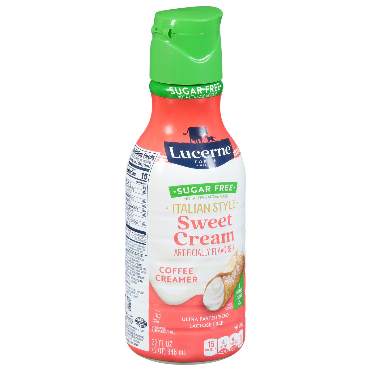 slide 4 of 4, Lucerne Sweet Cream Italian Style Sugar Free Creamer - 32 Fl. Oz., 32 fl oz