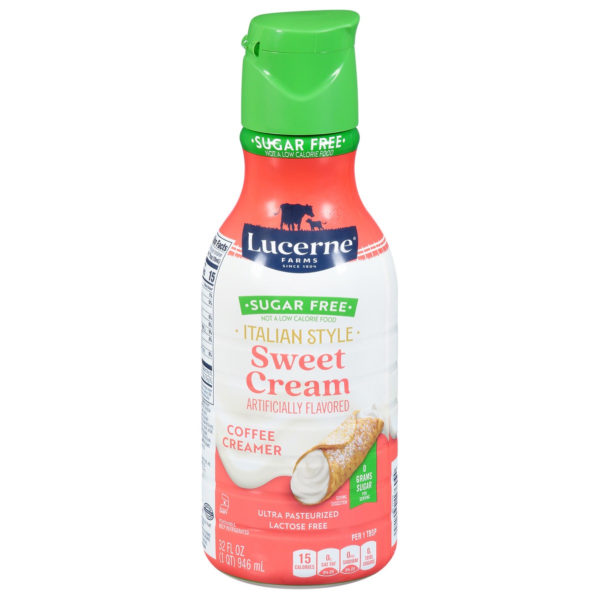 slide 1 of 4, Lucerne Sweet Cream Italian Style Sugar Free Creamer - 32 Fl. Oz., 32 fl oz