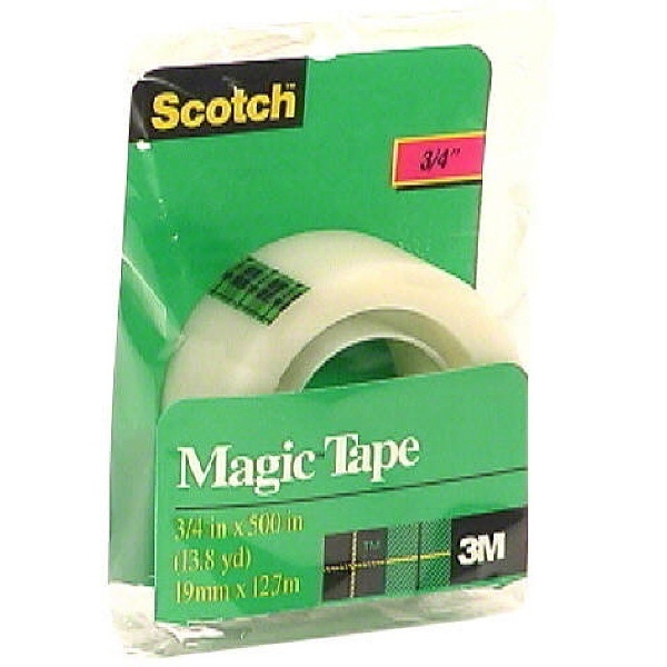 slide 1 of 1, Scotch Magic Tape Refill Roll 34 X 500 In, 1 ct