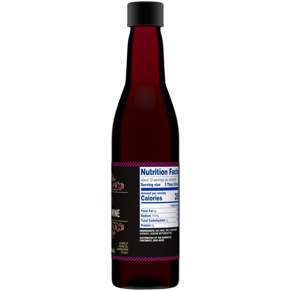 slide 3 of 3, Kroger Red Cooking Wine, 12.7 oz