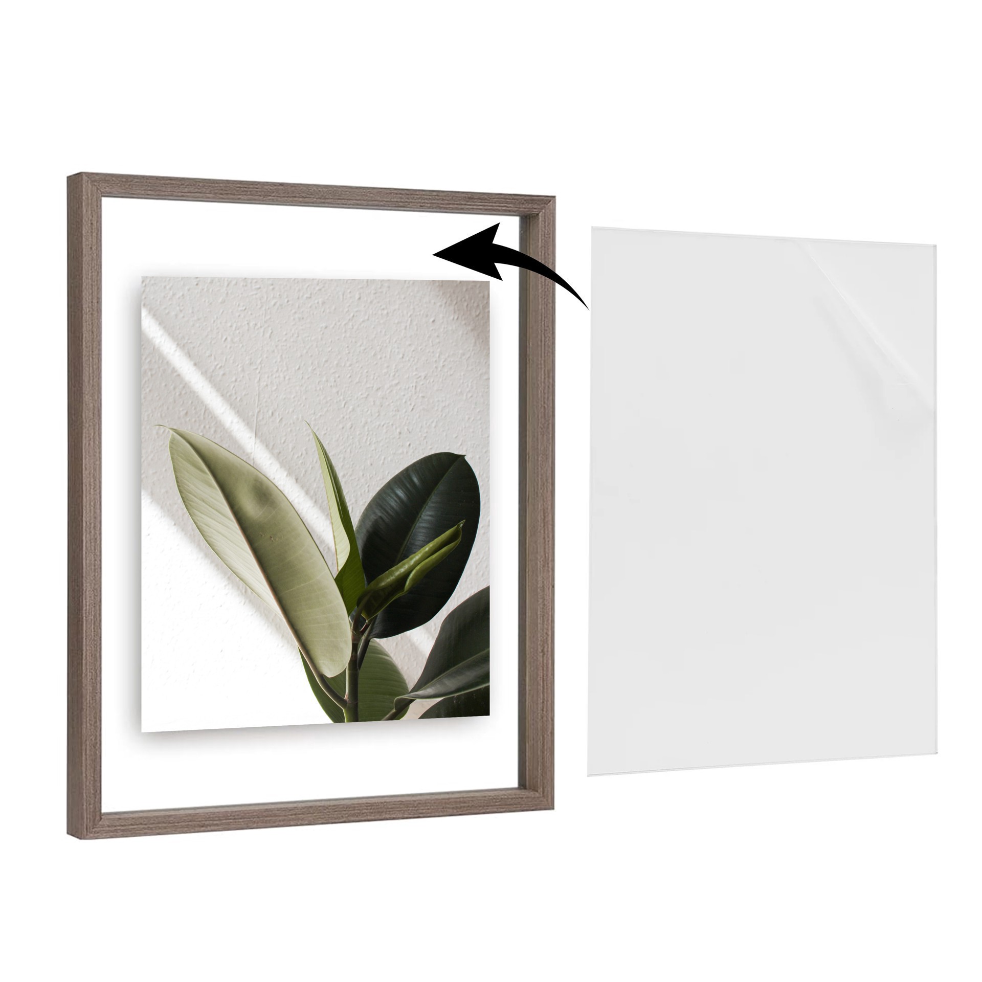 slide 4 of 4, Clear Plastic Sheet By Studio Decor, 8 in x 10 in