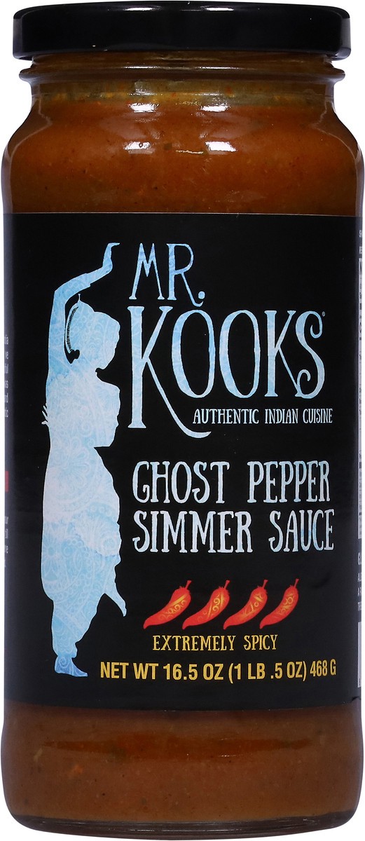 slide 6 of 14, Mr. Kooks Extremely Spicy Ghost Pepper Simmer Sauce 16.5 oz, 16.5 oz