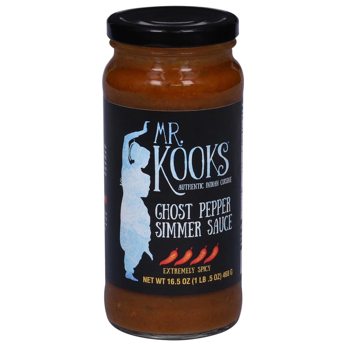 slide 7 of 14, Mr. Kooks Extremely Spicy Ghost Pepper Simmer Sauce 16.5 oz, 16.5 oz