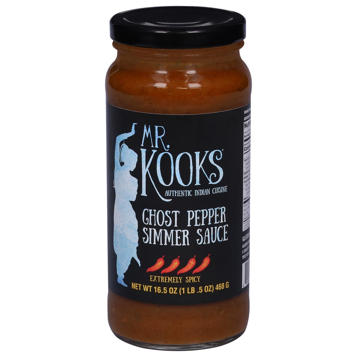 slide 8 of 14, Mr. Kooks Extremely Spicy Ghost Pepper Simmer Sauce 16.5 oz, 16.5 oz
