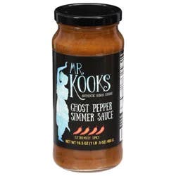 Mr. Kooks Extremely Spicy Ghost Pepper Simmer Sauce 16.5 oz