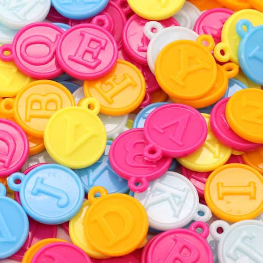 slide 1 of 4, Mixed Wax Style Alphabet Charms, 150ct. By Creatology, 150 ct
