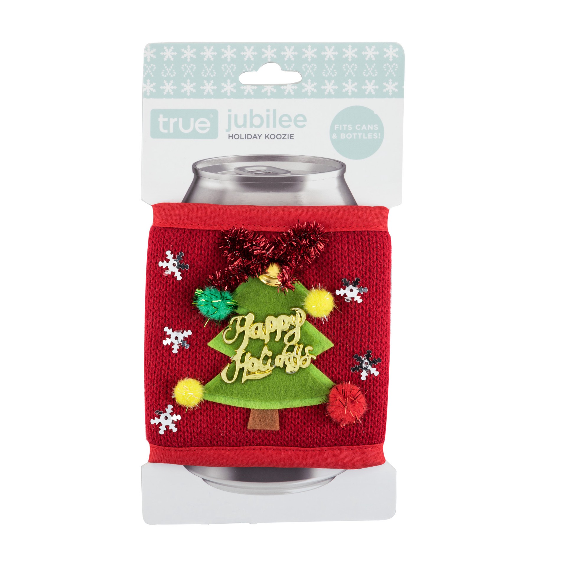 slide 3 of 5, true Jubilee Holiday Drink Sleeve by True, 1 ct
