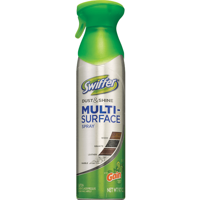 slide 1 of 1, Swiffer Dust N Shine Multisuface Spray with Gain, 9.7 oz