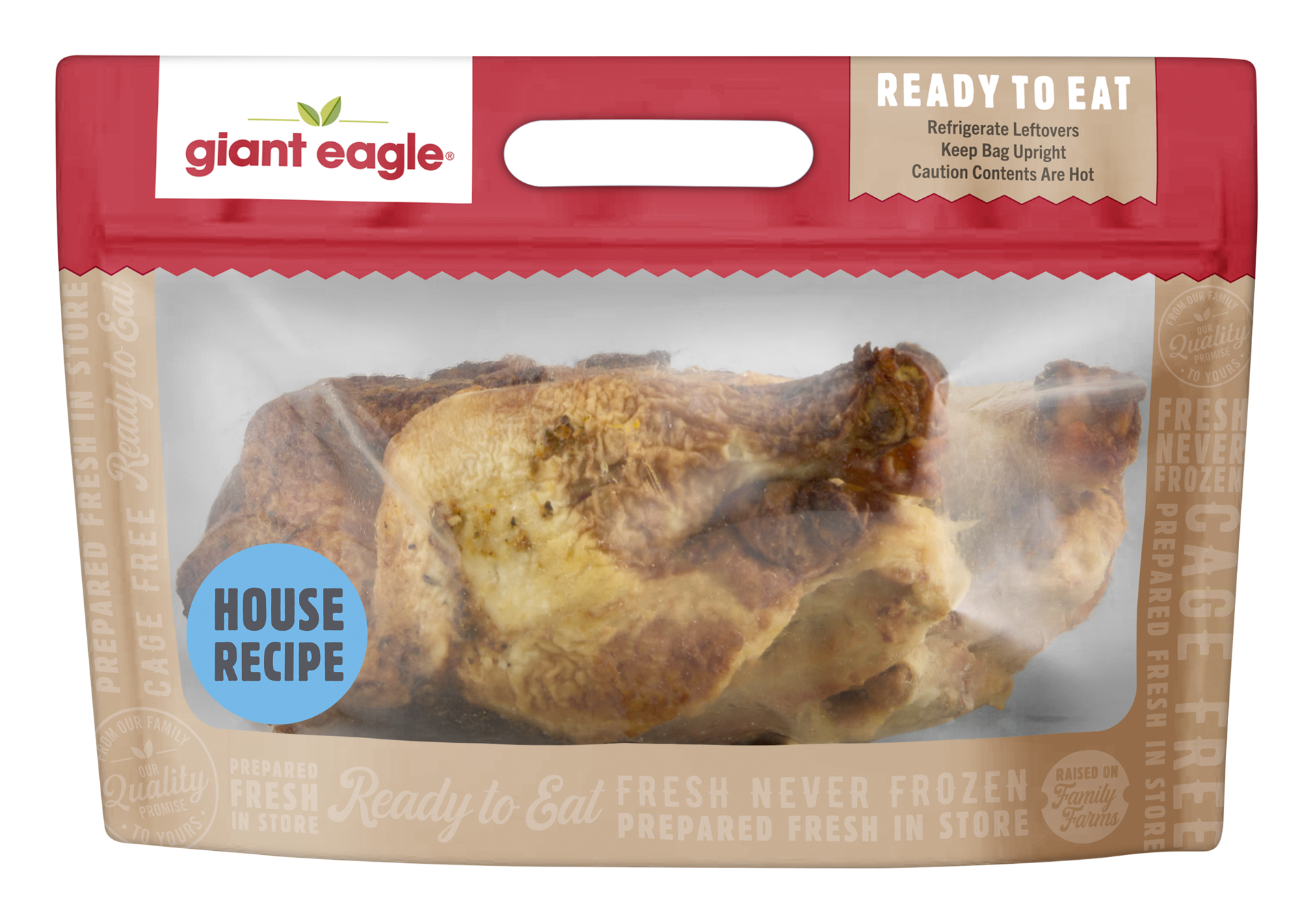 slide 1 of 1, Giant Eagle Rotisserie Chicken, Cold, 1 ct