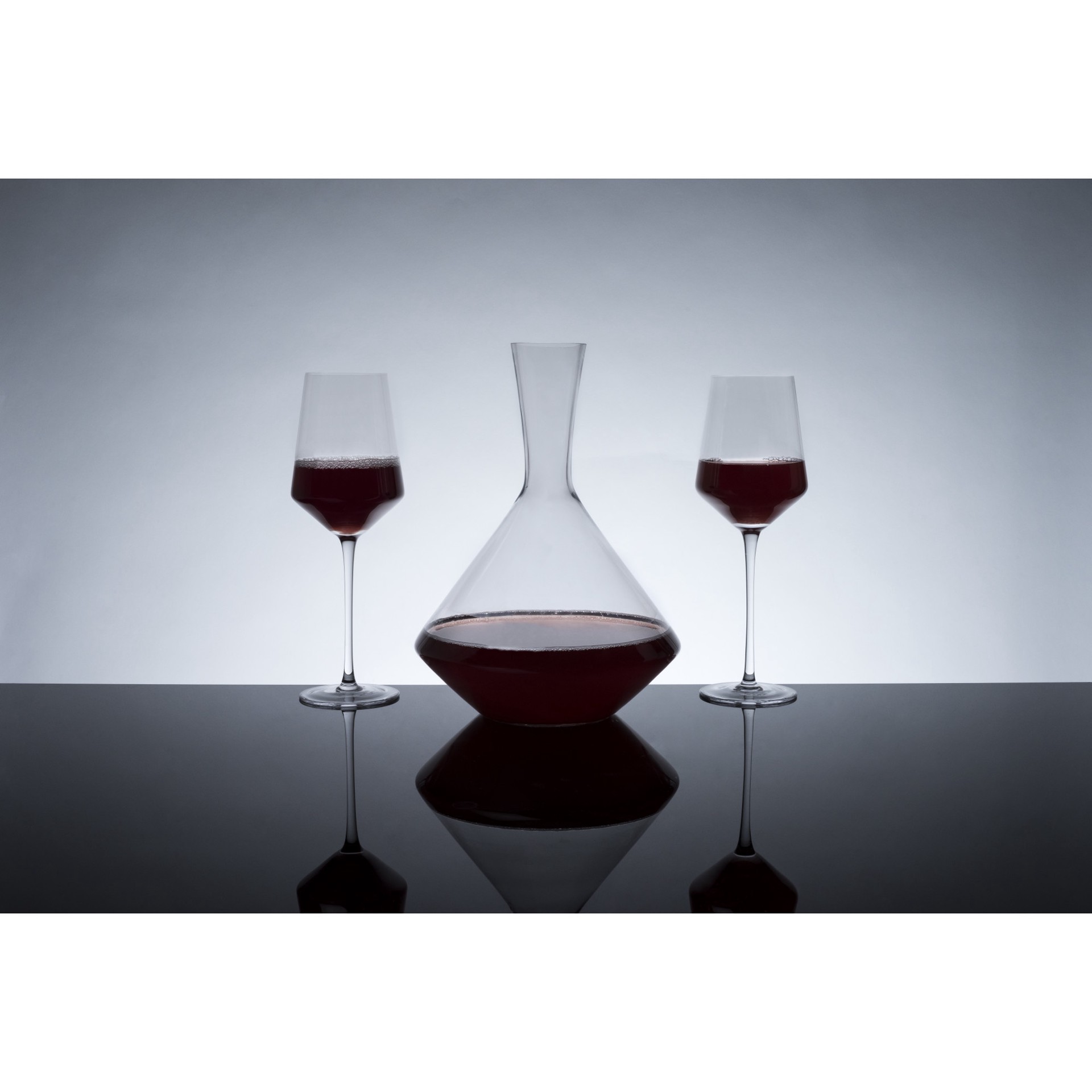 slide 4 of 5, Viski Angled Wine Decanter, Set of 1, Lead-Free Crystal, Modern Wine Decanter for Red or White Wine, Stunning Gift, 60 oz, 60 oz