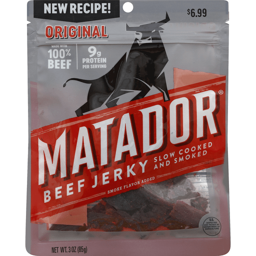 slide 2 of 2, Matador Original Beef Jerky, 3 oz