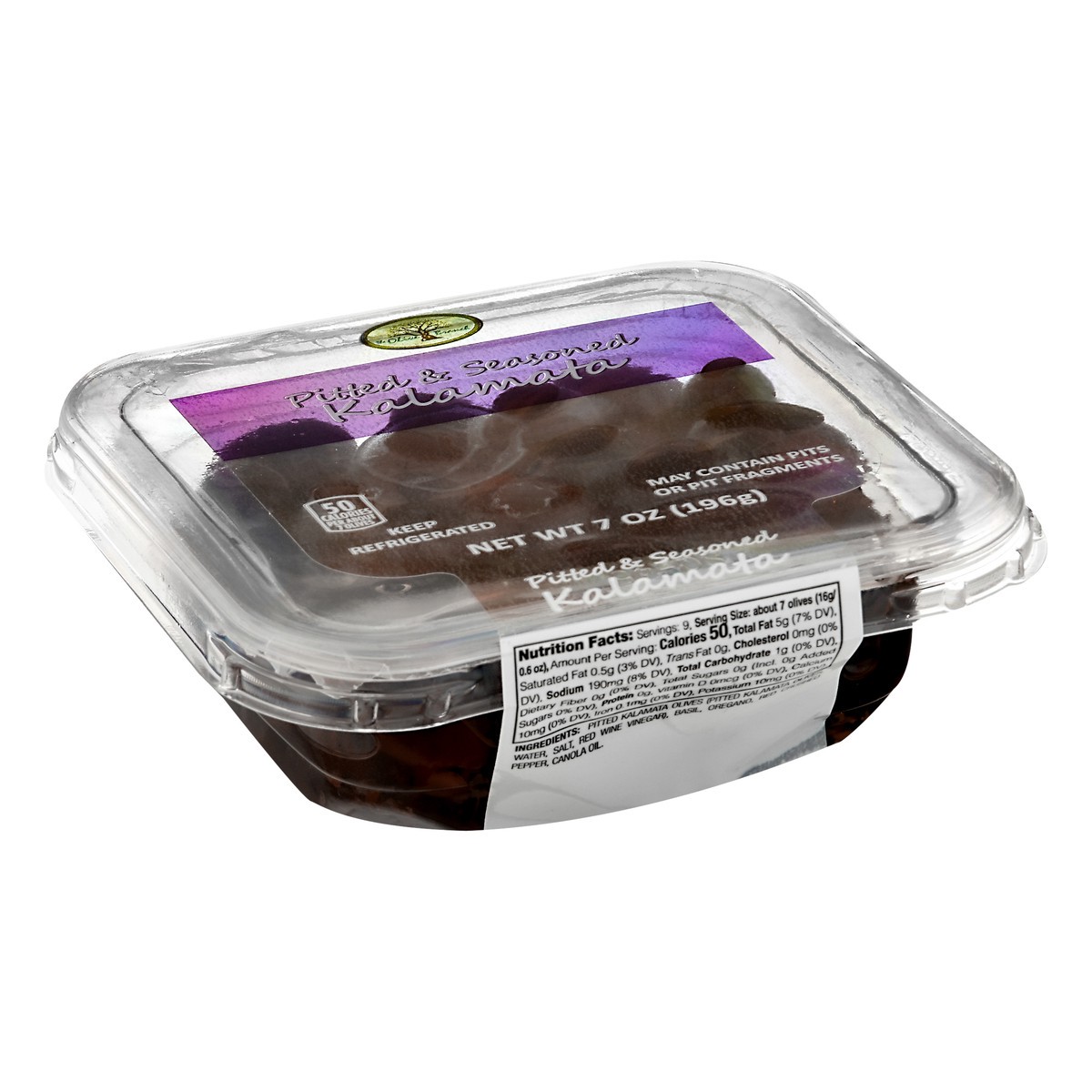 slide 7 of 13, Olive Branch Pitted & Seasoned Kalamata 7 oz, 7 oz