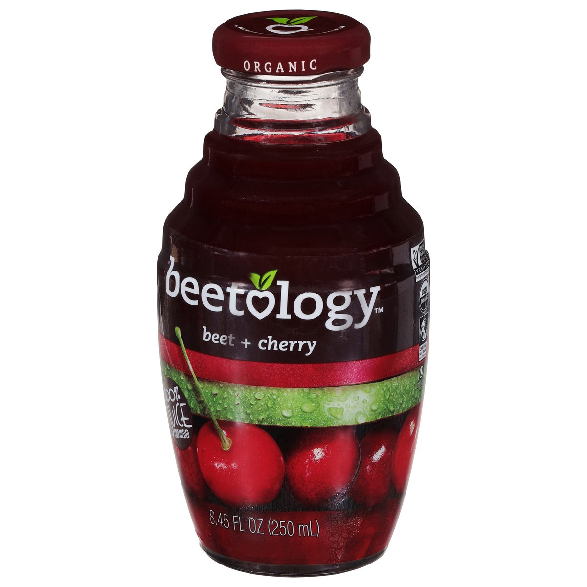 slide 3 of 9, Beetology Beet + Cherry 100% Juice - 8.45 fl oz, 8.45 fl oz