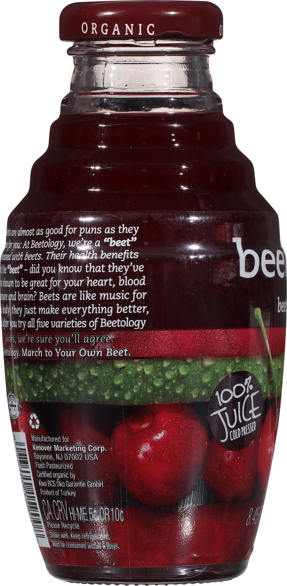 slide 7 of 9, Beetology Beet + Cherry 100% Juice - 8.45 fl oz, 8.45 fl oz