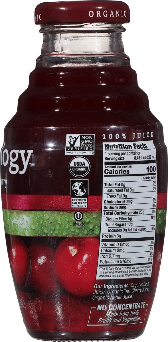 slide 8 of 9, Beetology Beet + Cherry 100% Juice - 8.45 fl oz, 8.45 fl oz