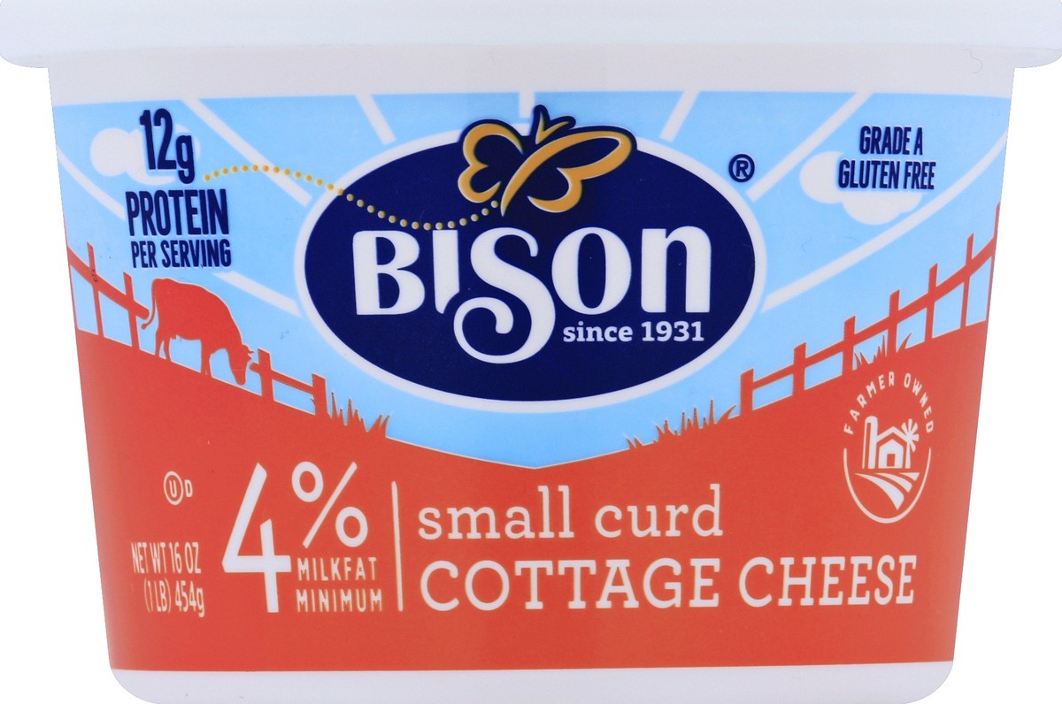 slide 3 of 3, Bison Cottage Cheese 16 oz, 16 oz