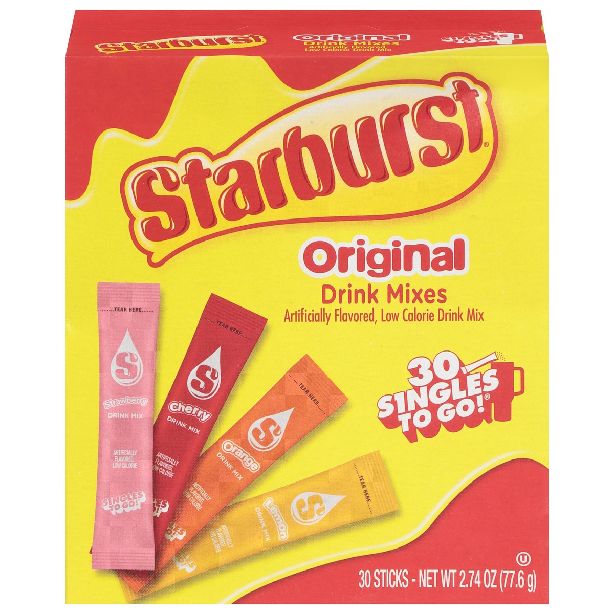 slide 2 of 4, Starburst Original Drink Mixes Vrty Pck, 30 ct